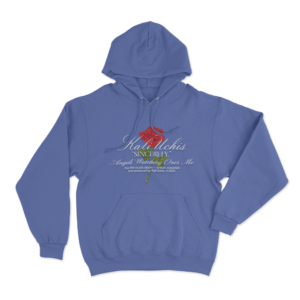 Sincerely Rose Unisex Hoodie Blue